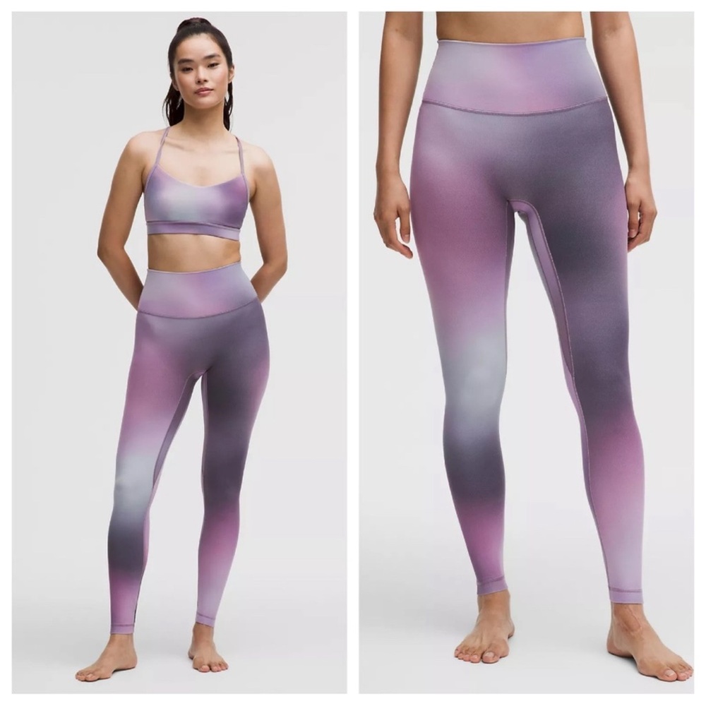NWT Lululemon Align HR Pant 28", Size 6 Aurora Haze Purple